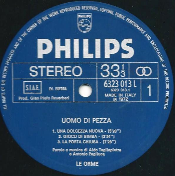 Le Orme Uomo Di Pezza (1972) [CLOCKWORK PEACH]