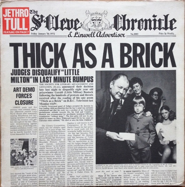 Jethro Tull - Thick As A Brick (UK 1972)