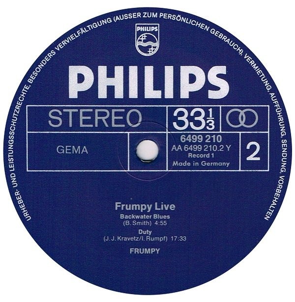 Frumpy - Live (1973) [CLOCKWORK PEACH]