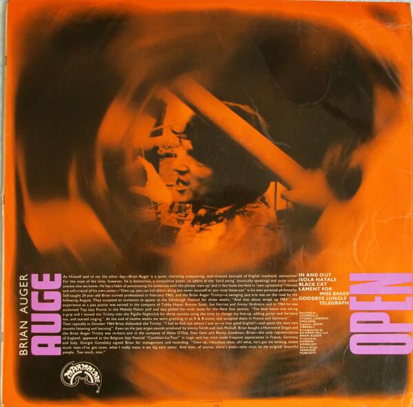 Brian Auger, Julie Driscoll And The Trinity - Open (1967)